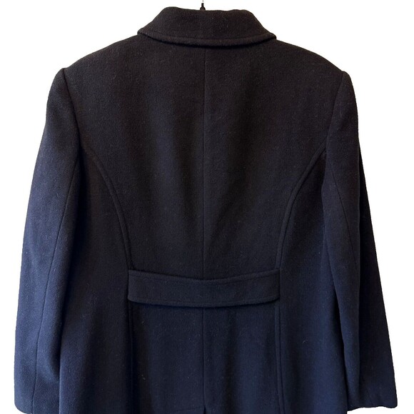 Fleet‎ Street Coat Women’s Size Large Button Front Long Collared Black - Picture 4 of 15